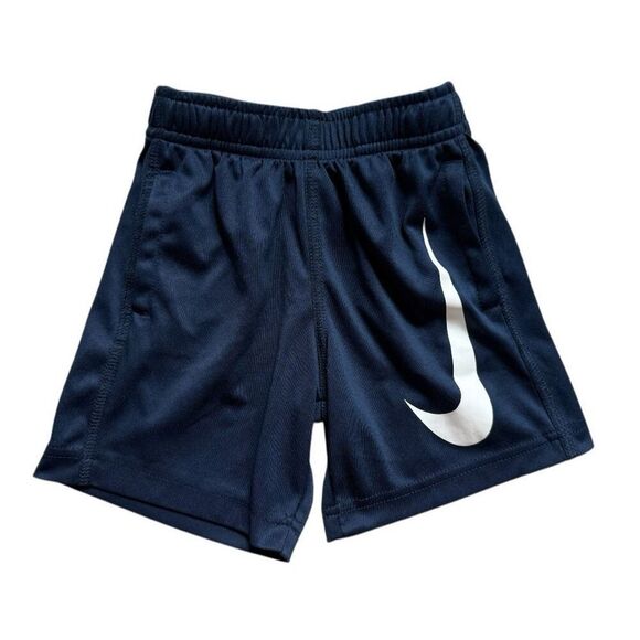 Toddler Boys Nike Dri-Fit Big Swoosh Logo Athletic Shorts - Sz 4T (Runs Small) - Picture 1 of 1